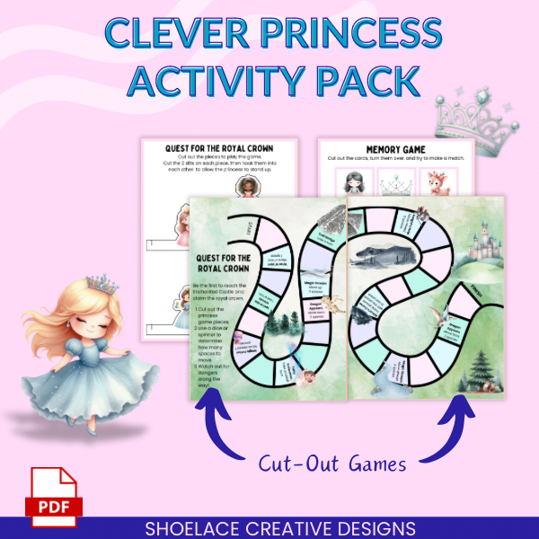Clever Princess Activity Pack - Personal Use