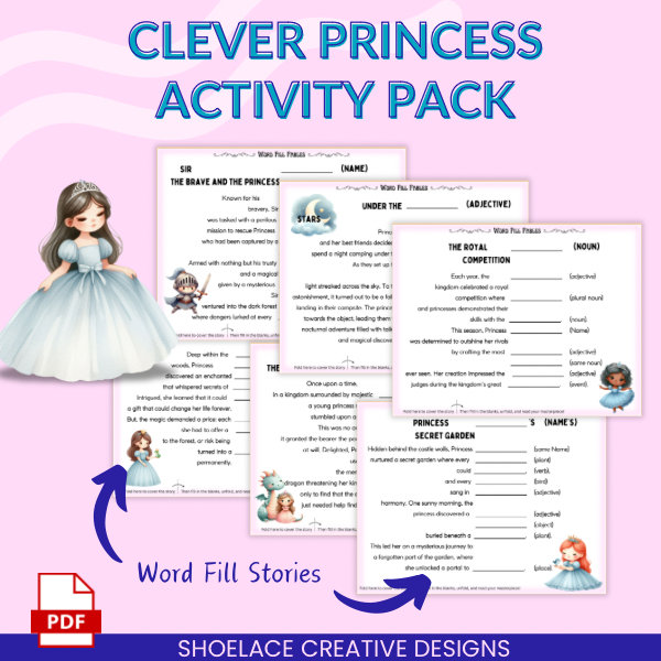 Clever Princess Activity Pack - Personal Use