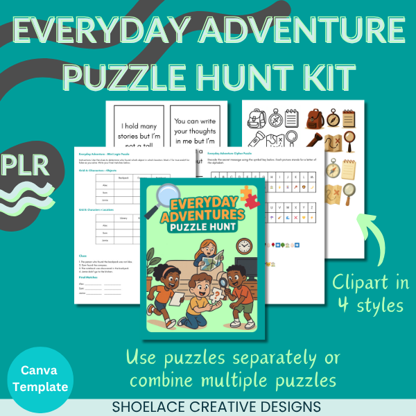 Everyday Adventure Puzzle Hunt Kit PLR