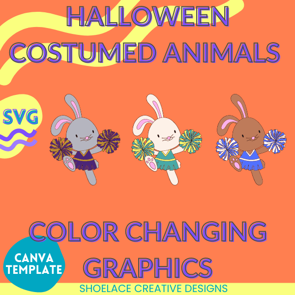 Halloween Costumed Animals Color Changing