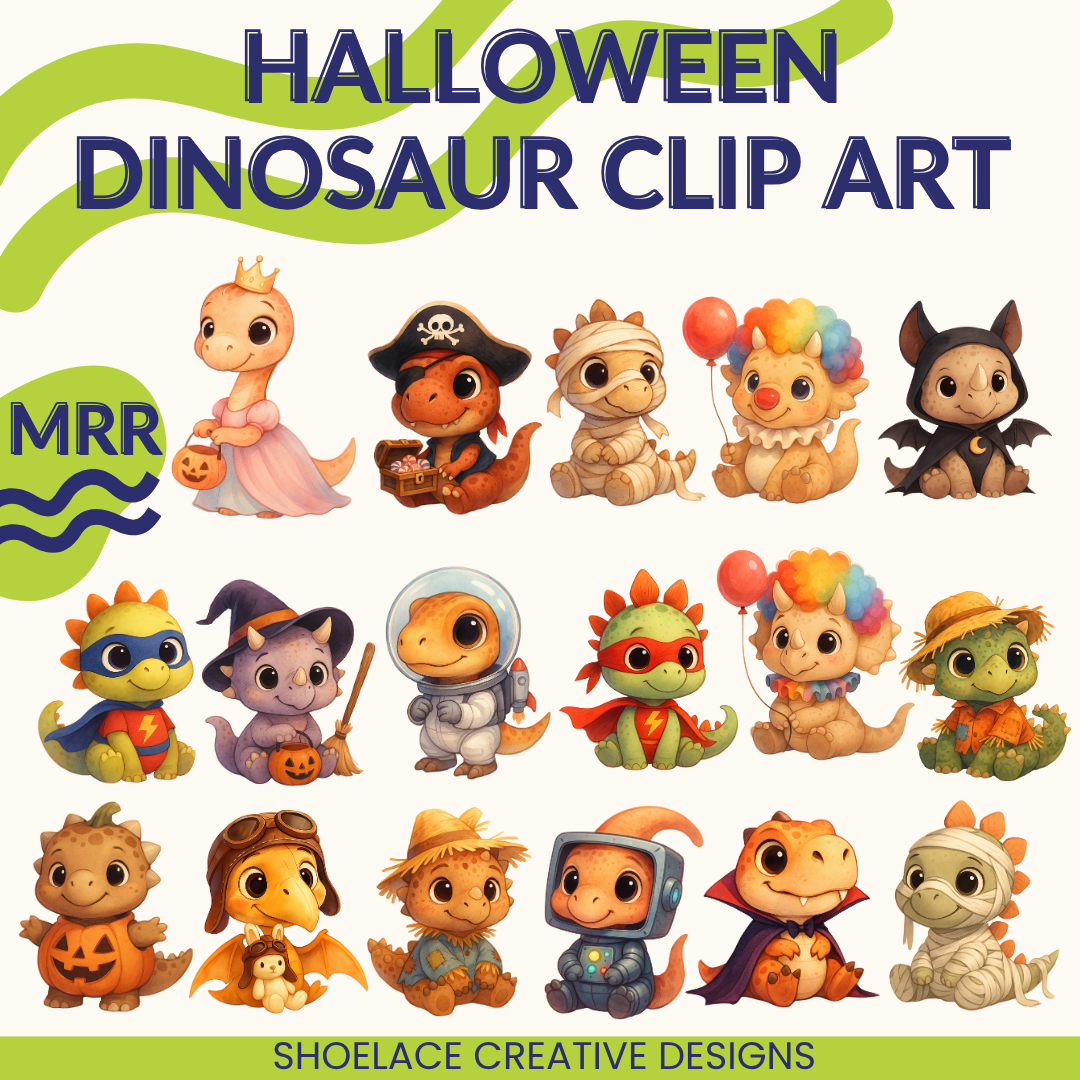Halloween Dinosaur Clip Art