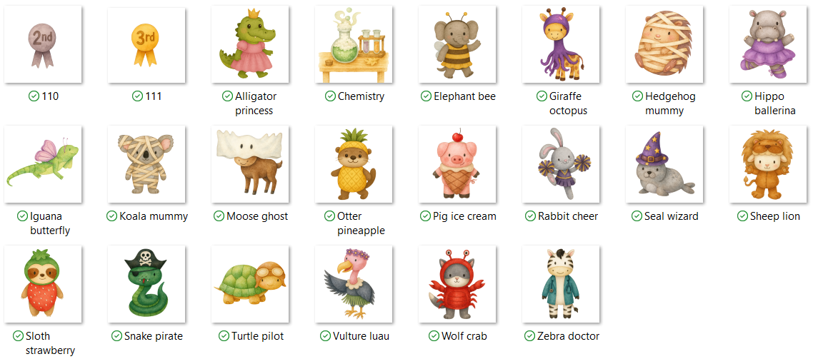 Halloween Costume Parade Clipart
