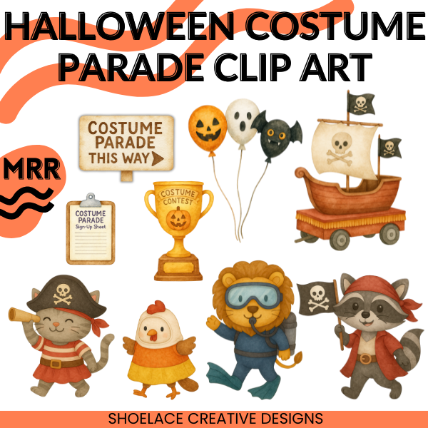 Halloween Costume Parade Clipart