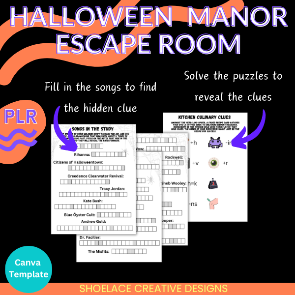 Halloween Manor Escape Room
