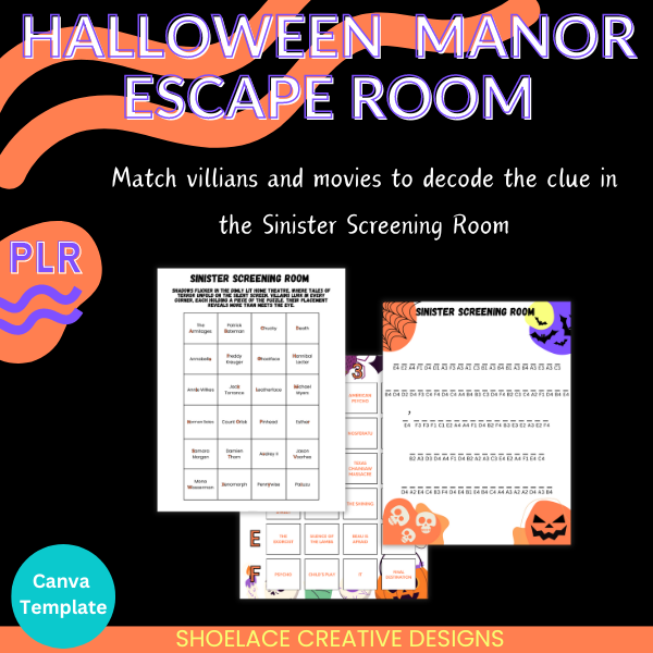 Halloween Manor Escape Room