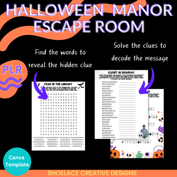 Halloween Manor Escape Room