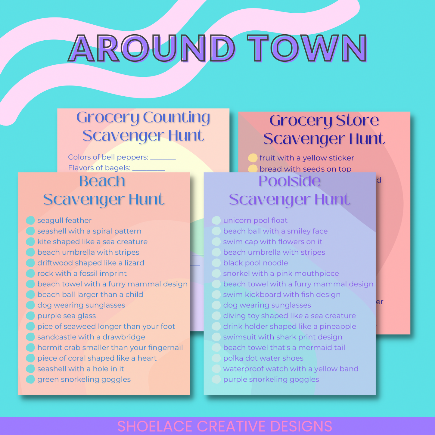 Summertime Scavenger Hunts PLR