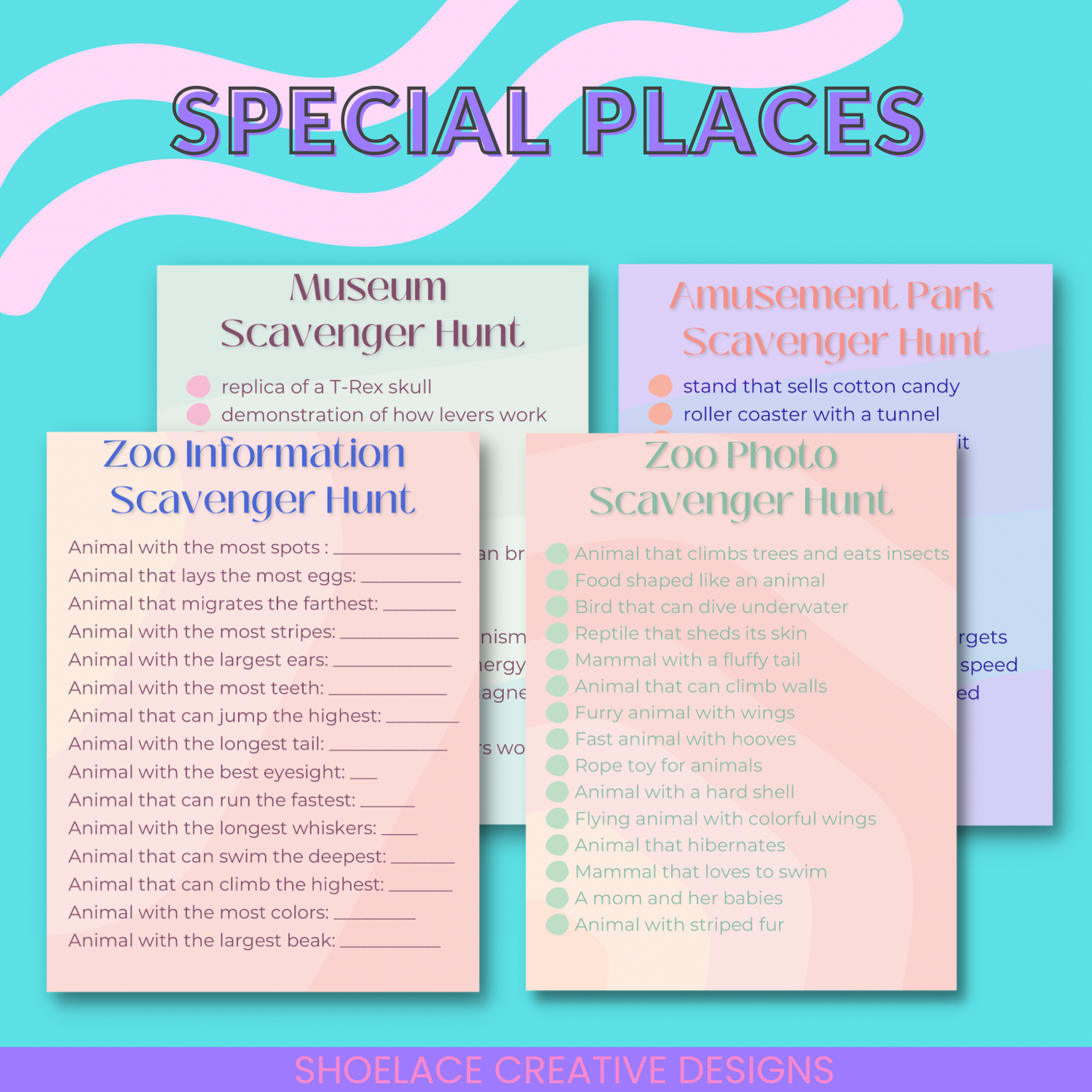 Summertime Scavenger Hunts PLR