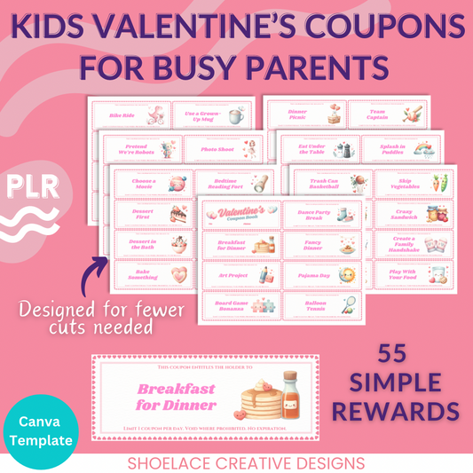 Kids Valentine’s Coupons for Busy Parents