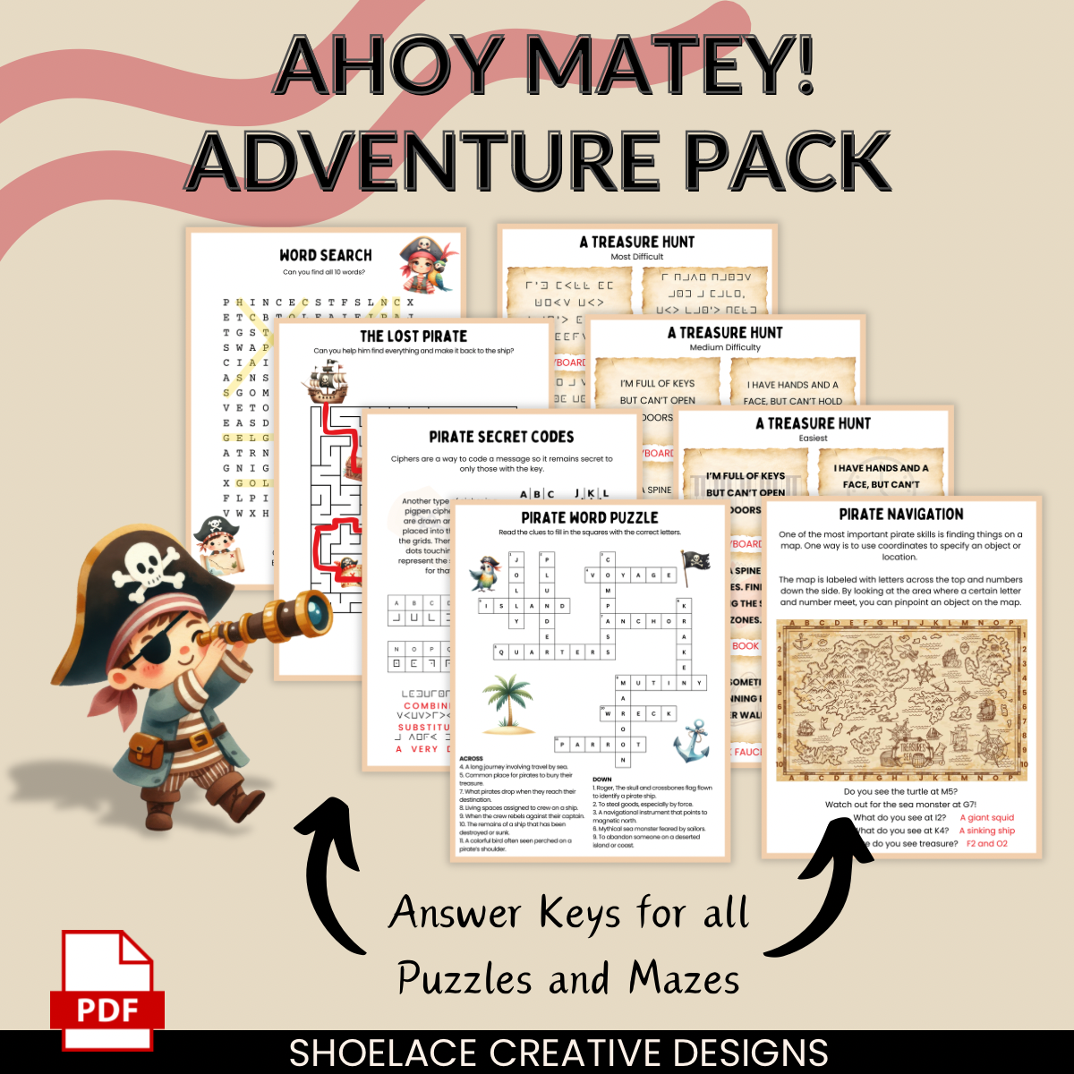 Ahoy Matey! Adventure Pack - Personal Use