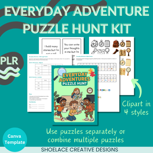 Everyday Adventure Puzzle Hunt Kit PLR