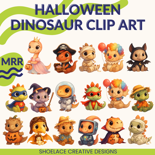 Halloween Dinosaur Clip Art