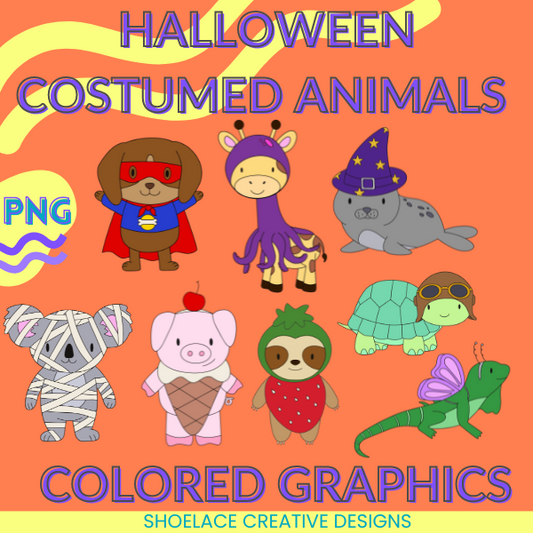 Halloween Costumed Animals Color Changing