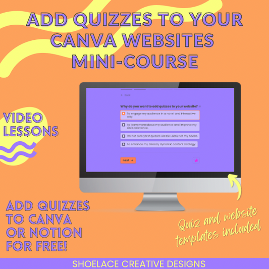 Add Quizzes to Your Canva Websites Mini-Course