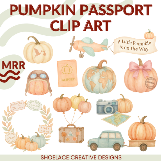 Pumpkin Passport Clipart