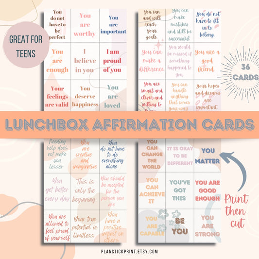 Lunchbox cards